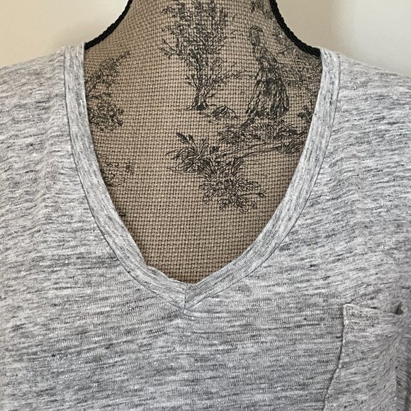 * SOLD *  linen T-shirt with pocket - Picture 4 of 12